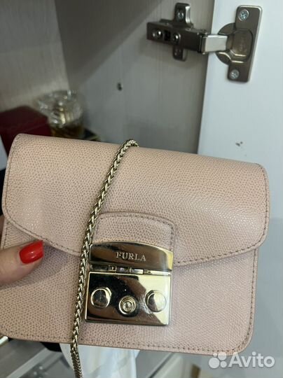 Сумка натуральная кожа италия furla