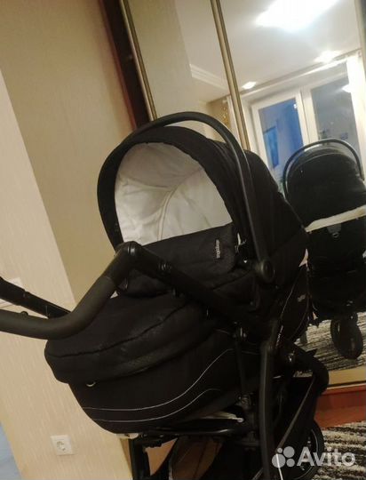 Люлька peg perego чёрная