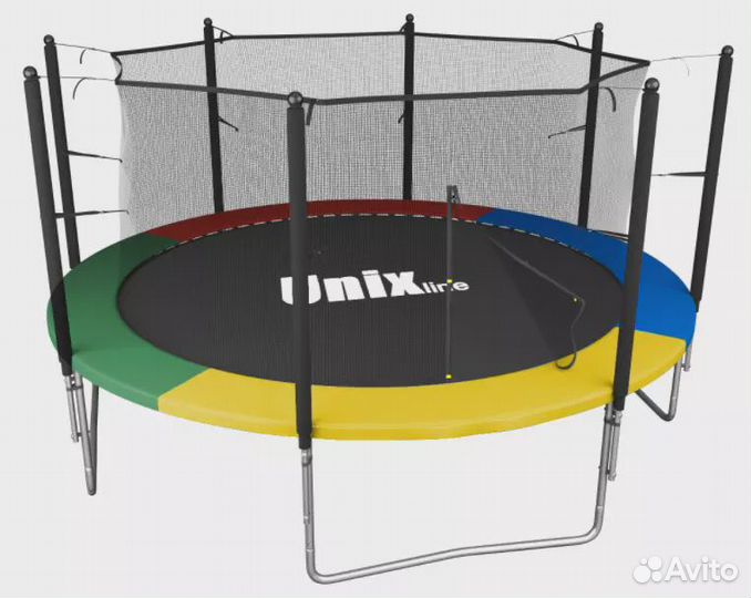 Батут unix line Simple 12 ft Color (inside)