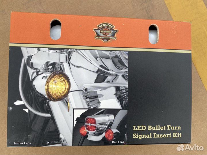 Новые Поворотники LED Пуля Harley-Davidson красные