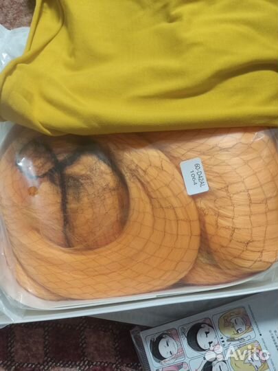 Оранжевый парик