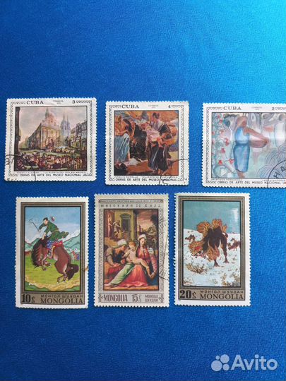 Почтовые марки СССР и мира