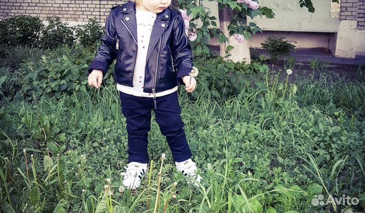 Кожаная куртка hm косуха