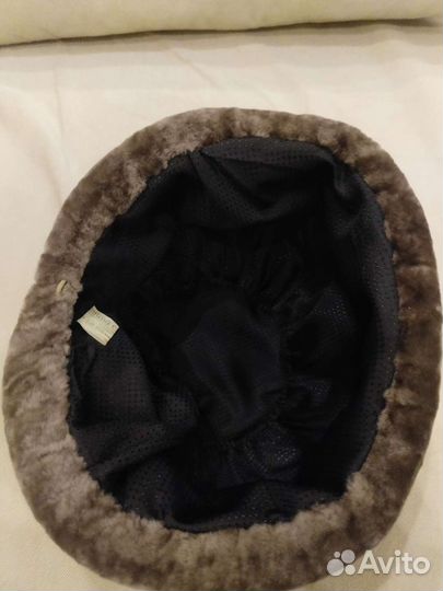 Шапка из овчины женская