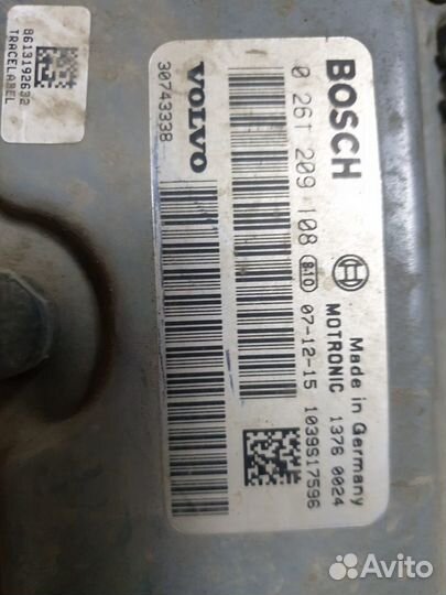 Блок управления двс B5254T6 Volvo S80 II 2,5 турбо