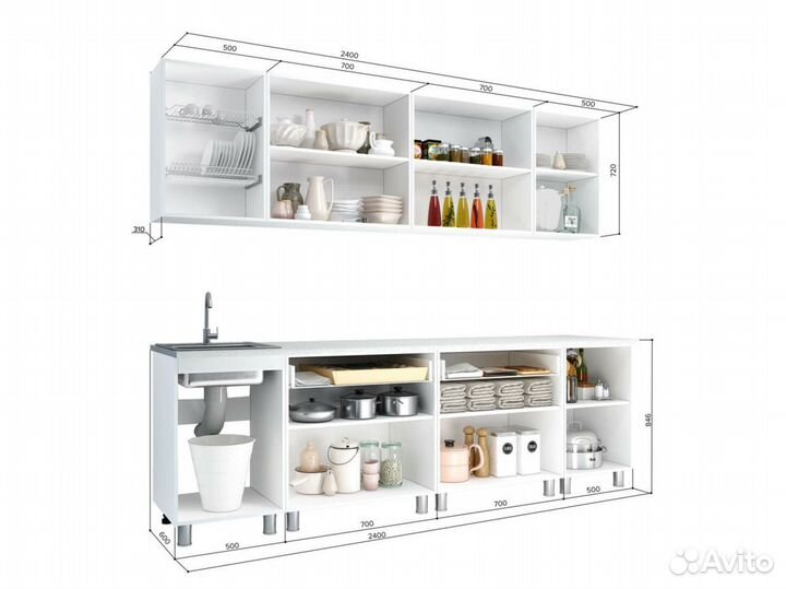 Кухня Лондон 1,6м