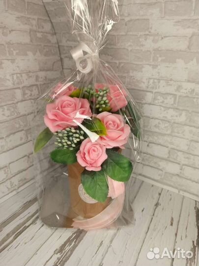 Букет из мыла ручной работы