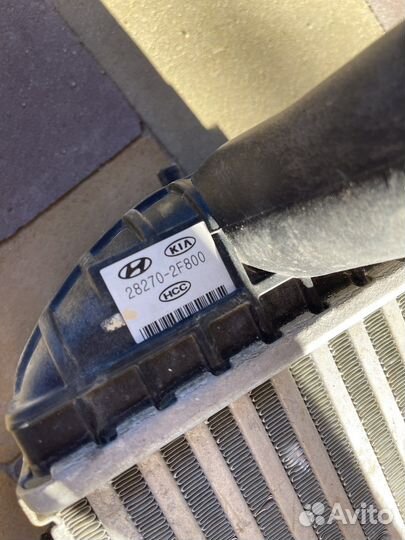 Радиатор интеркулера kia sorento 2