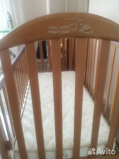 Детская кроватка pali Orleans италия, качание прод