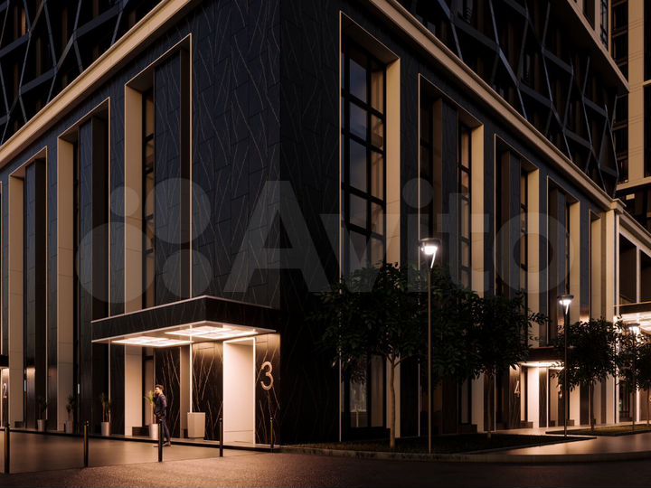 2-к. квартира, 41,6 м², 5/25 эт.