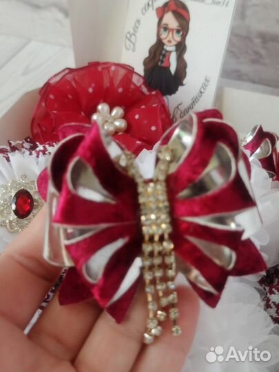 Бантики ручной работы школьные