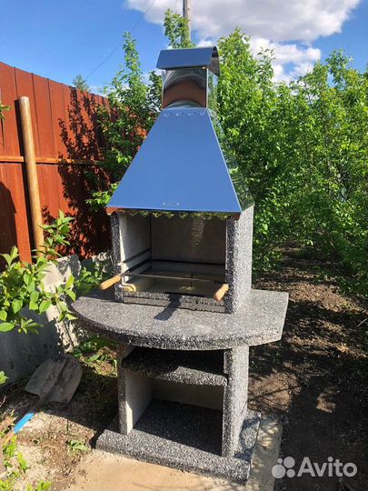 Барбекю печь, мангальная зона барбекю