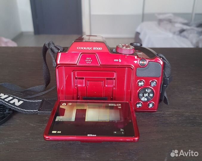 Фотоаппарат Nikon coolpix b500 (красный)
