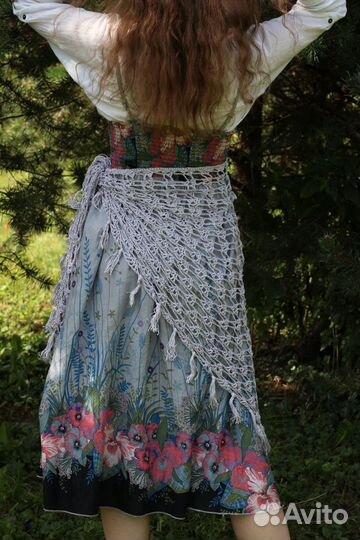 Шаль ручной работы