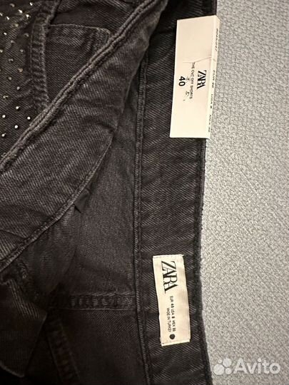 Шорты новые zara со стразами