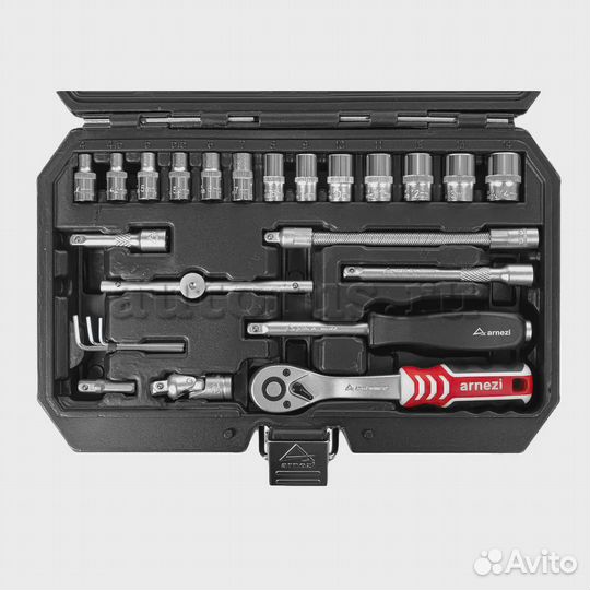 Набор инструментов (46 предм.) 6-гр. 1/4 Arnezi