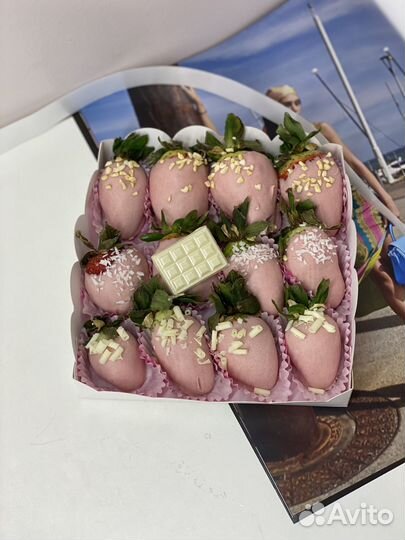 Клубника в шоколаде Букет Подарок Новый год