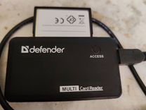 Defender multi card плюс флешка 16гб