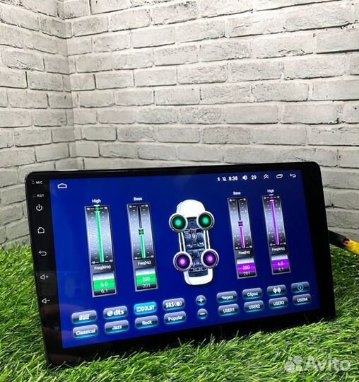 Магнитола 8 ядер 4/64 с sim картой bos mini t8