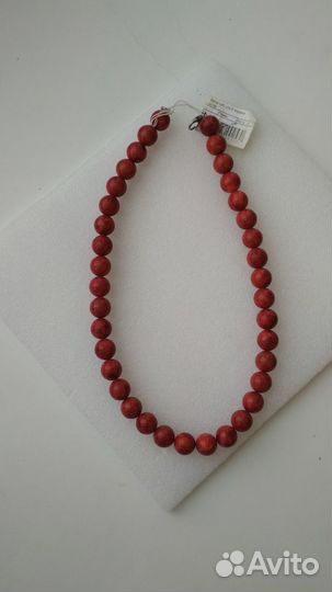 Бусы коралл