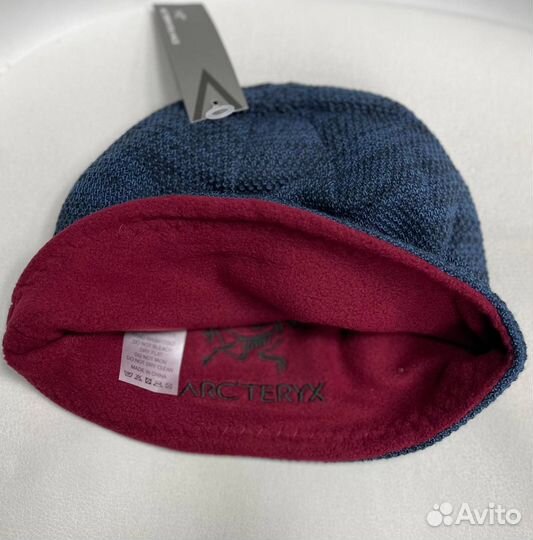 Arcteryx двухстороняя шапка зимняя разные