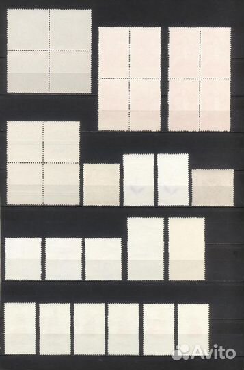 Чистые** марки Европы: Испания1959-78 г. г