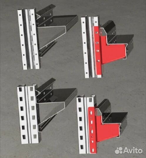 Набивные (глубинные) стеллажи для склада