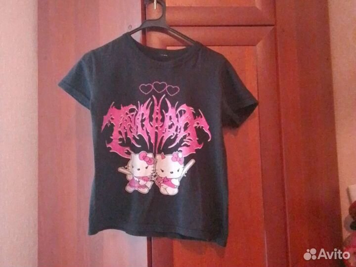 Футболка с helloy kitty