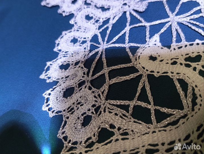 Вологодское кружево, голуби, корона