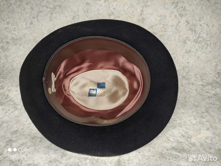 Шляпа мужская фетровая, Чехословакия