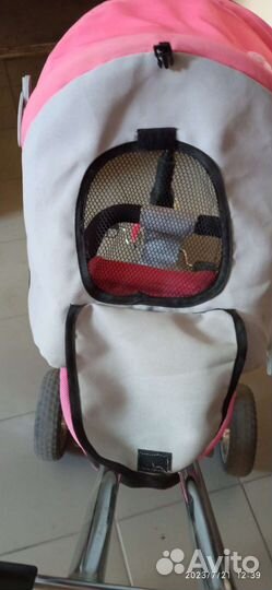 Трехколесный велосипед с ручкой