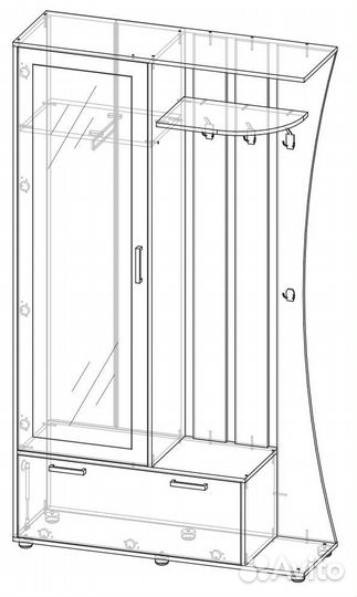 Прихожая Домино-4 У нм