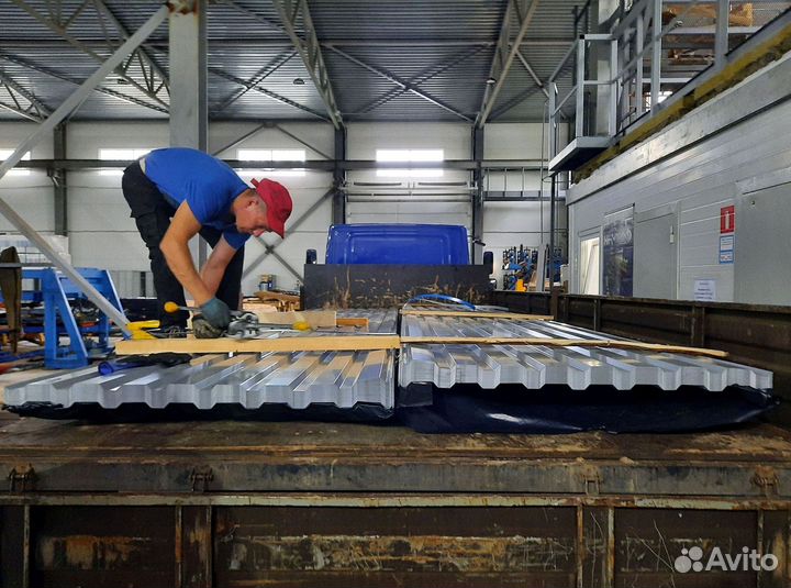 Профнастил оцинкованный окрашенный Н-57 0,7х750