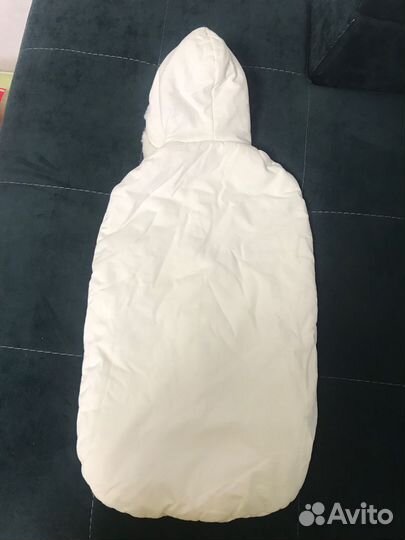 Утепленный конверт-кокон на выписку осенний