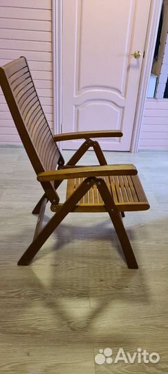 Кресло шезлонг складное