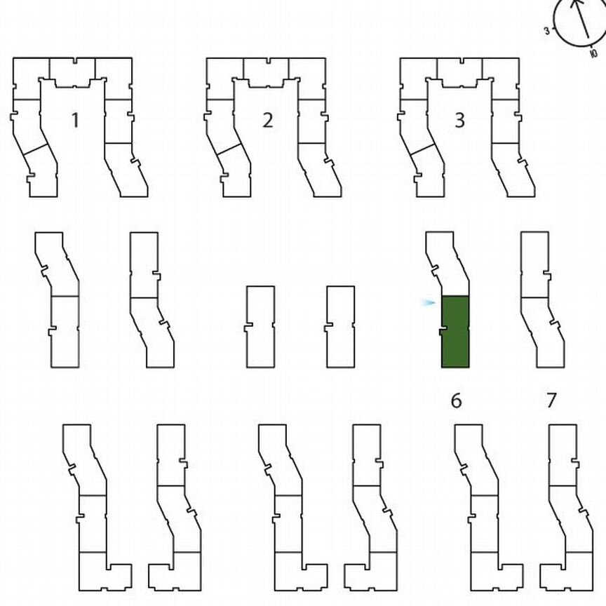 1-к. квартира, 34,6 м², 2/3 эт.