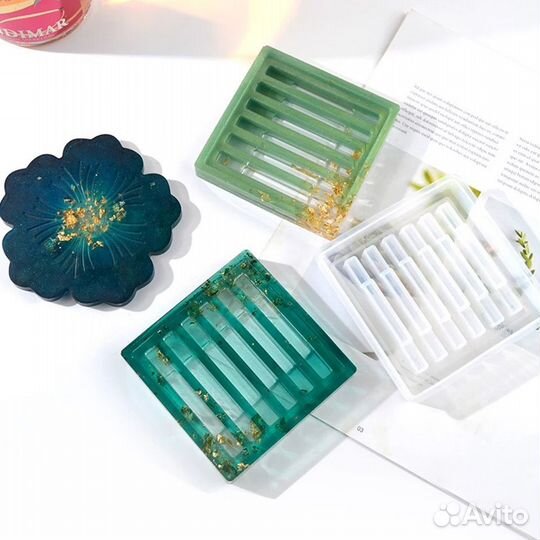 Силиконовый молд - Подставка для коастеров, 13,5х1