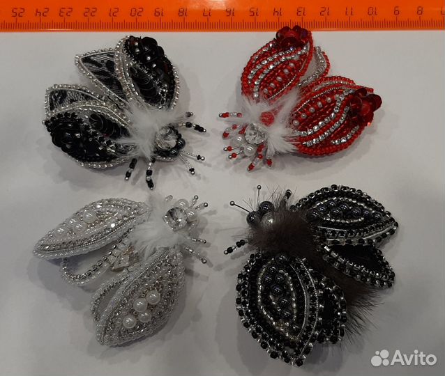 Броши ручной работы