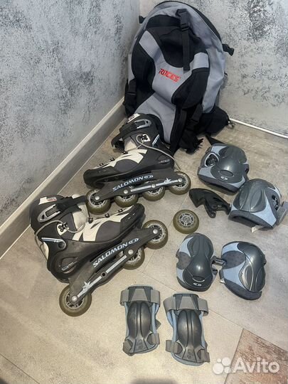 Роликовые коньки женские salomon 41р-р