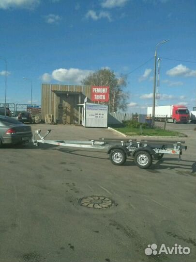 Прицеп оцинк. двухосный лодочный