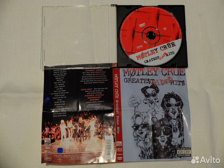 Сборник Motley Crue Greatest Video Hits, DVD, 2003
