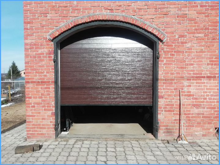 Автоматические секционные гаражные ворота