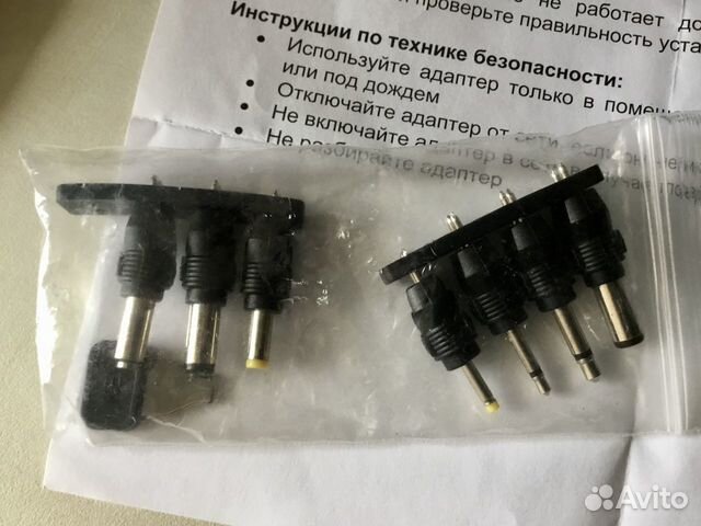 Штекеры от Robiton трансформаторный блок питания