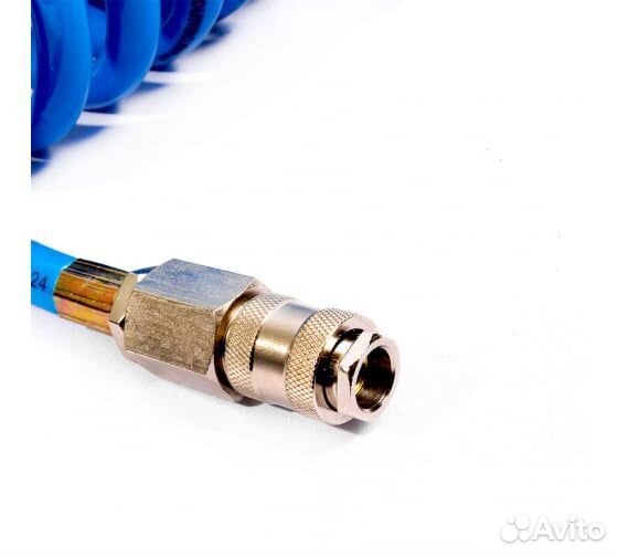 Шланг воздушный спиральный (10 м; 8х12 мм)