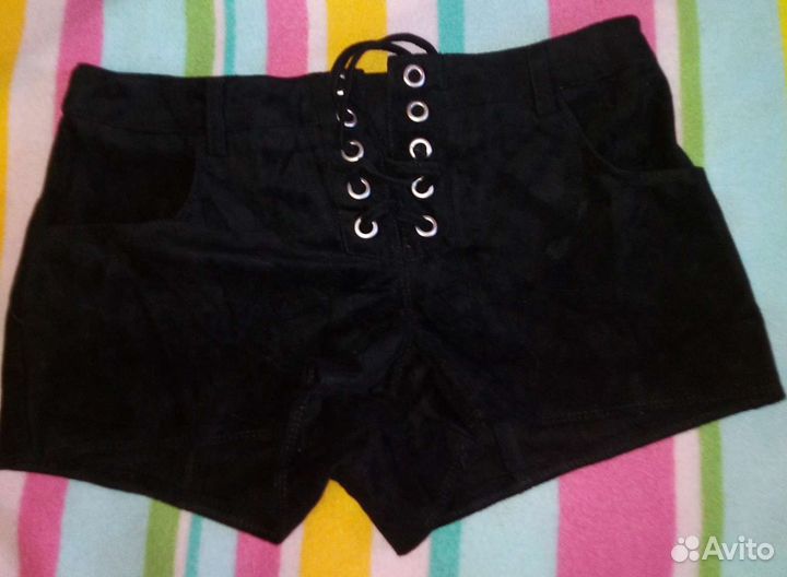 Шорты велюровые