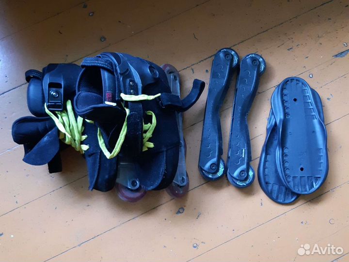 Агрессивные ролики USD + рамы с колесами