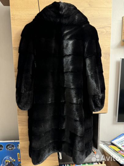 Шуба норковая 42 44 черная