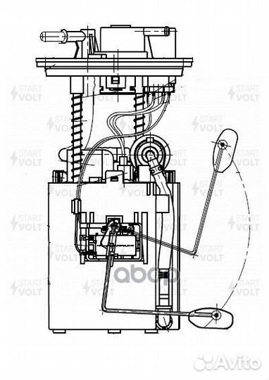 SFM 1415 насос топливный электрический В сборе