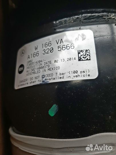 Стойка mercedes-benz GL500 X166 M278DE46AL 4WD пне