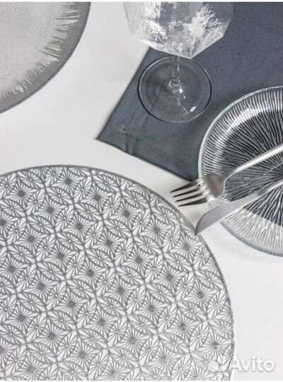 Набор салфеток сервировочных на стол 4шт, d38см